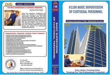 American Training Videos Custodial Series 1100 Basic Supervision of Custodial Personnel